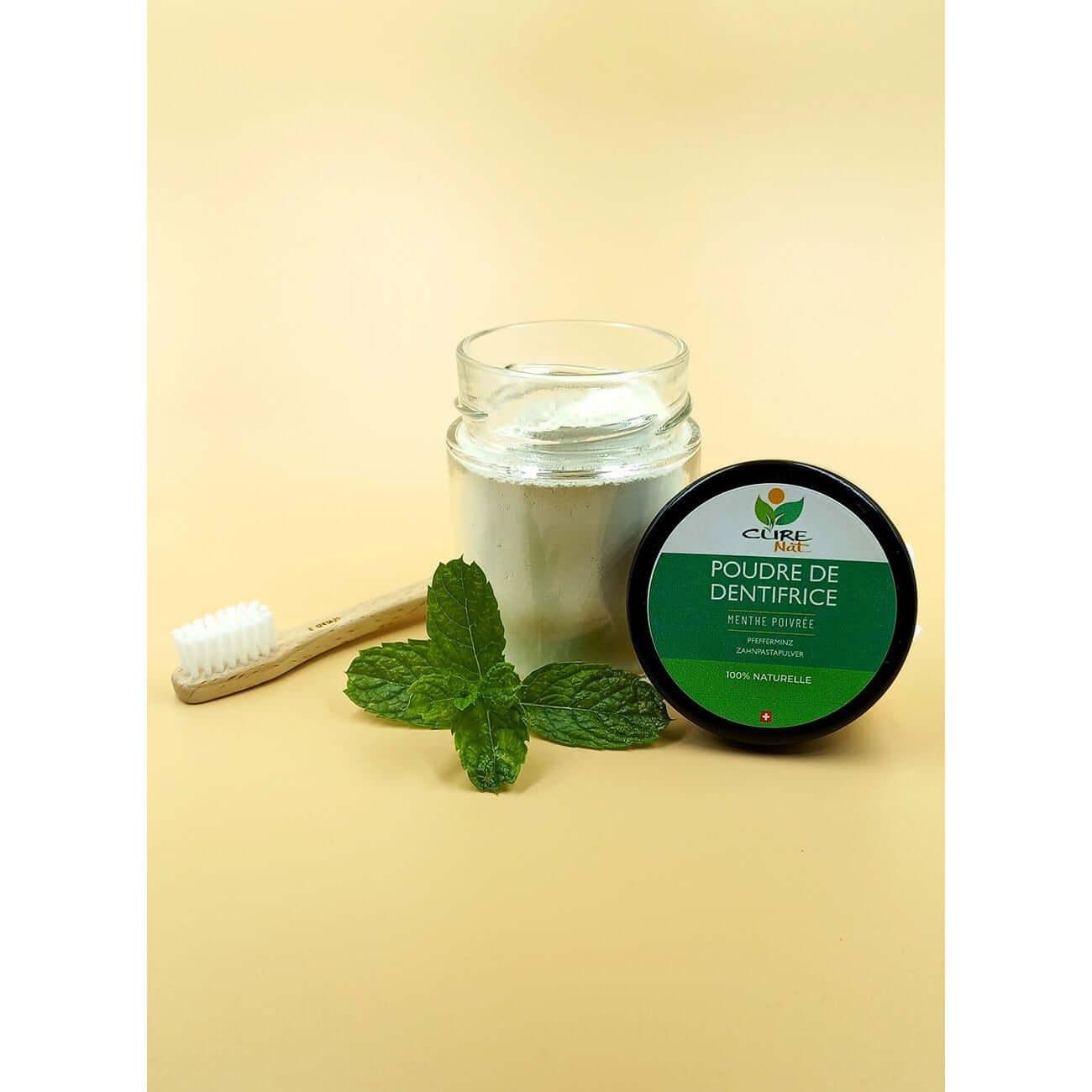 Poudre de Dentifrice à la Menthe Poivrée-1