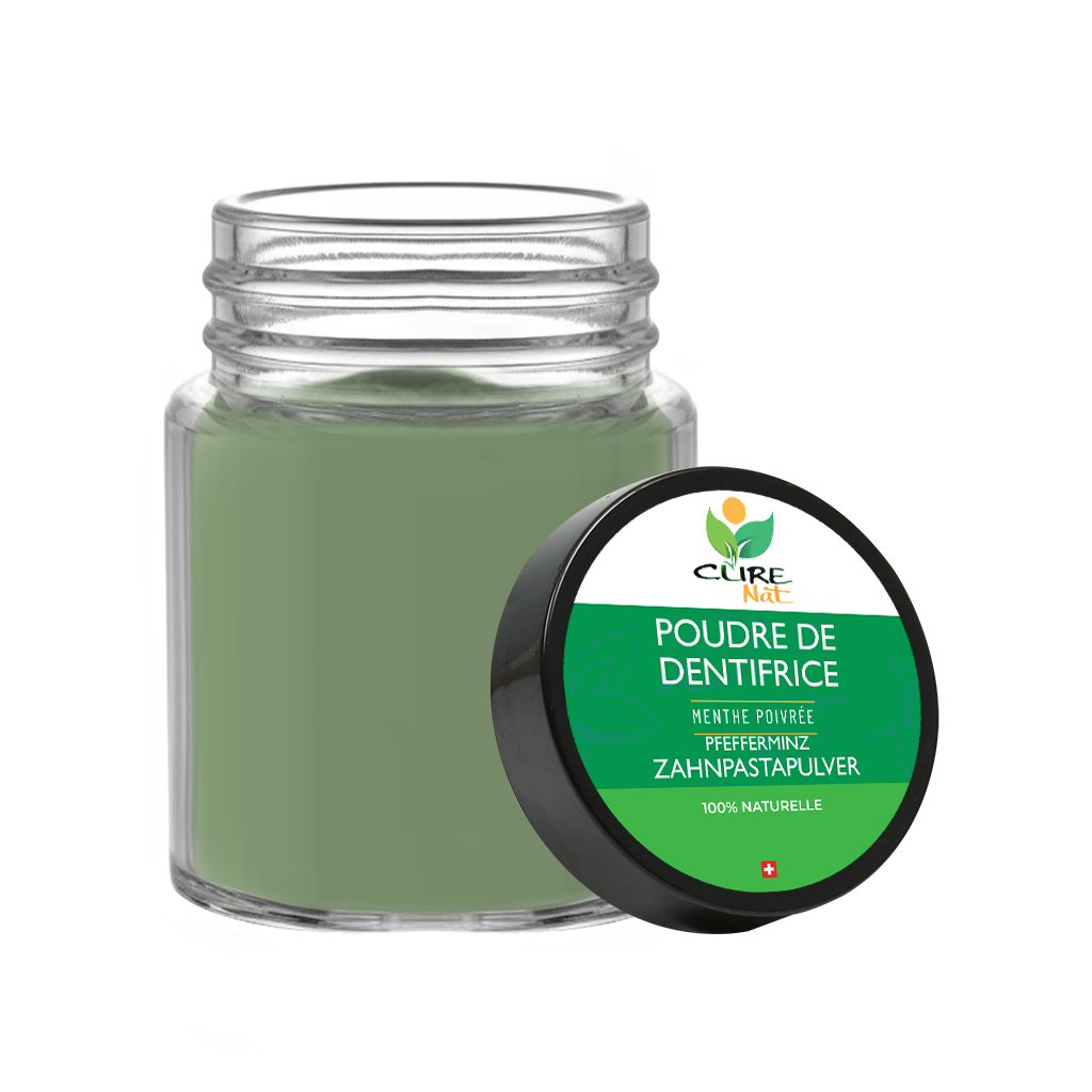 Poudre de Dentifrice à la Menthe Poivrée-0