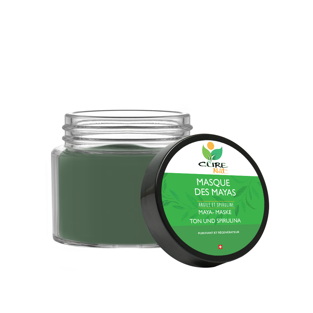 Masque Visage des Mayas Argile et Spiruline - Masque anti-imperfections-0